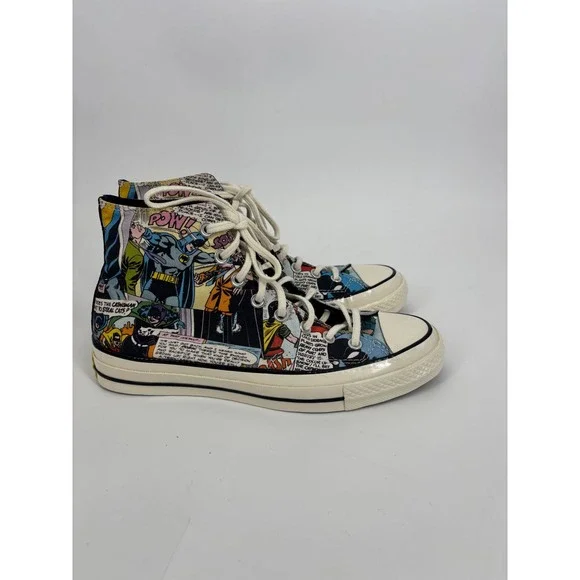 Converse Sneaker Unisex Mens 8 Womens 10 Batman 80th Anniversary Chuck 70 Hi - Picture 14 of 14